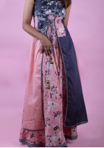 Blue-Pink Long Kurti