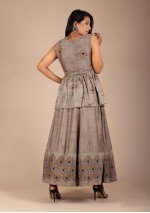  Light Chikoo Casual Kurti